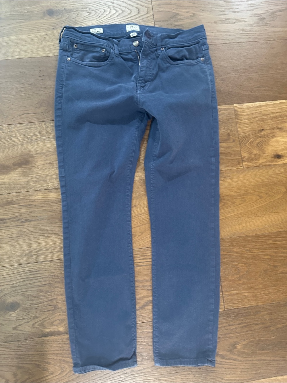 J. Crew Men's Slim Straight Jeans in Navy